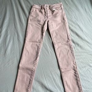 Light pink jeans